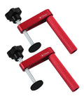 Rock Solid Aluminum Holdfasts For 19mm And 20mm Dog Holes Providing Secure Wood Gripping With Quick Release, Easy One Hand Operation