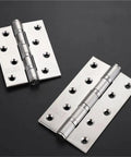 4x5 Inch Door Butt Hinges 304 Stainless Steel Flat Hinges Bronze Finish Heavy Duty Hardware For Home Doors Slick Swing