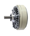 Side view of DC 24V Single Shaft Magnetic Powder Brake 0.6Kg To 10Kg Torque, Smooth Start And Stop, alloy construction, compact design