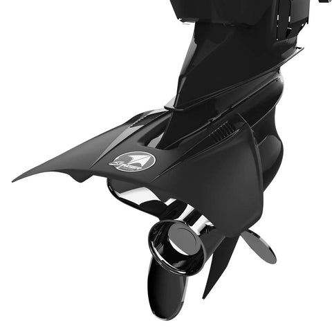 Hydrofoil Stabilizer Fins For Boats 4 To 300 HP Outboard And Outdrive Motors Black Durable USA Made To Get On Plane Quicker Maximize Lift Steady Ride And Boost On Water Performance.