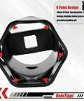 Beefy Half Inch Drive 54mm 6 Point Wheel Bearing Locknut Socket For Toyota Land Cruiser Hilux 4x4 And Nissan Patrol Y60 GQ MQ