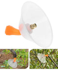 Electric Drift Guard Spray Nozzle With Transparent Windproof Shield for agricultural crops and gardening sprayer hose