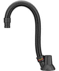 Heavy Duty Large Hammer Dust Extraction Attachment For Demolition Hammers With Universal Fit For Most One And One Eighth Inch Pavement Breakers And Dust Collectors OSHA Table 1 Compliant Dust Capture System flexible hose