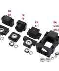 Dead Serious Precision 25Mm SFU2510 Anti Backlash Ball Screw Kit 860Mm Long with various bearing blocks and brackets.