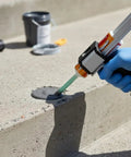 Applying Go To Diy Ready Concrete Repair Adhesive Pro Grade For Cracks And Damage In Concrete Masonry And Stone 50ml Cartridge