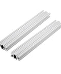 2 Pcs 2040 T-Slot Aluminum Profile Extrusion European Linear Rail For DIY Build Projects and Heavy Duty Fabrication Rigging. 300mm length.