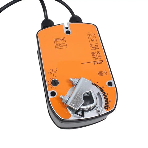 Heavy Duty Rotary Actuator For Ventilation Systems Featuring Straight Up Reliable Four Nm Torque Ac Dc 24 Volts Power smooth control