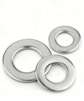 Thickened Oversized Stainless Flat Washers Set 1.6 To 24 Mm 304 Stainless Steel Heavy Duty Load Distribution Kit For Screws And Bolts Rust Resistant For Indoor Outdoor Use Great For DIY And Pro Jobs, three washers