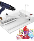 Heavy Duty Shrink Wrap Sealer Machine, 450W To 800W Heat Fuser For Quick Packaging And Film Taping with insulation film and heat gun.