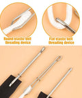 Effortless Drawstring Threader Clips Set For Hoodies Shorts And Pants 2024 New DIY Sewing Tool Kit with metal threaders