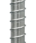 Heavy Duty Half Inch By Six Inch Screw Anchor For Concrete With Hex Washer Head Zinc Plated Titen HD For Cracked Or Uncracked Concrete Projects Easy Install Pack Of 20 shown vertically.