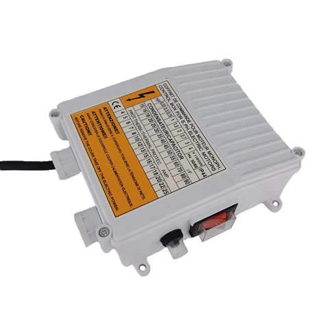 Submersible Well Pump Control Box 110V 60Hz 0.75KW 1HP with Starter Switch and Controller