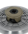 Heavy Duty Secondary Driven Clutch Assembly For 330 400 450 1000 4x4 Vehicles Drop In Swap Replacement close-up view of pulley and cap.