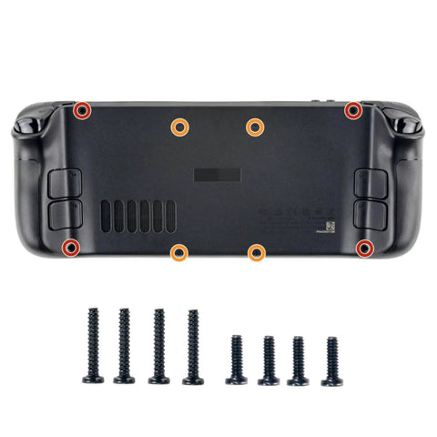 Steam Deck 14 Piece Metal Screw Kit For Back Cover And Rear Housing With Cooling Fan Screws Replacement Set For Steam Deck