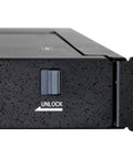Top Tier Heavy Duty 17 Inch Rack Mount KVM Console Drawer With VGA And USB Ports For Any Switch 1U Height server rack side view
