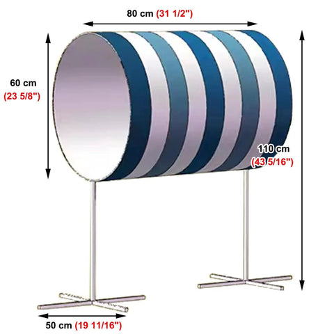 Image of Beginner FPV Drone Racing Kit With DIY Obstacle Course tunnel, 80 cm wide and 110 cm tall, made of lightweight cloth