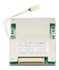 Kickass Heavy Duty 13S 48V 50A BMS Protection Board with connectors, designed for custom lithium ion battery packs.