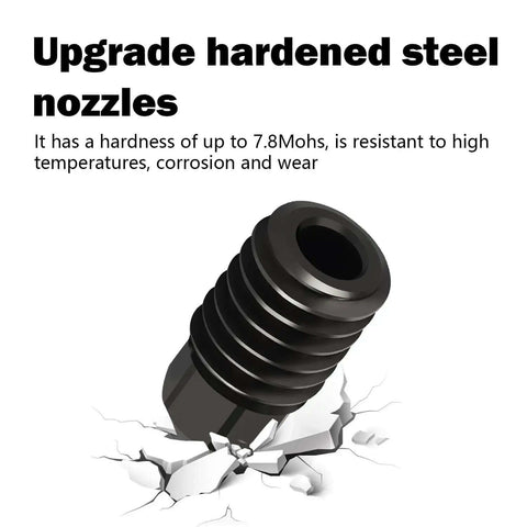 Upgrade 2.0 Ceramic Hotend Kit 0.4mm For Flashforge Adventurer 5M And 5M Pro hardened steel nozzle illustration