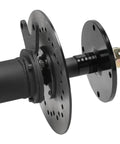 Heavy Duty Rear Differential Axle Kit 43.3 Inch With 6T Spline Drive, 25mm Shaft, 110mm Wheel Hubs And 4 Bolt Flange, shown close-up.