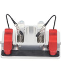Helping Hands Soldering Station With Aluminum Ceramic Pro Grade Third Hand Clamp shown with dual red clamps and wiring.