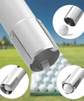 Close-up of Golf Ball Shag Bag With Detachable Aluminum Tube Holds Up To 70 Balls Ball Retriever Lightweight Aluminum Handle And Frame