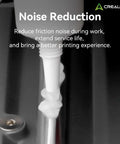Whisper Quiet 3D Printer Lubricant Grease Paste for Ender Series applied on printer part for noise reduction