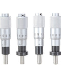 Pro Grade Flat Needle Micrometer Head Precision Tool 0.01mm Accuracy, 0 To 13mm Range, Carbon Steel Construction displayed