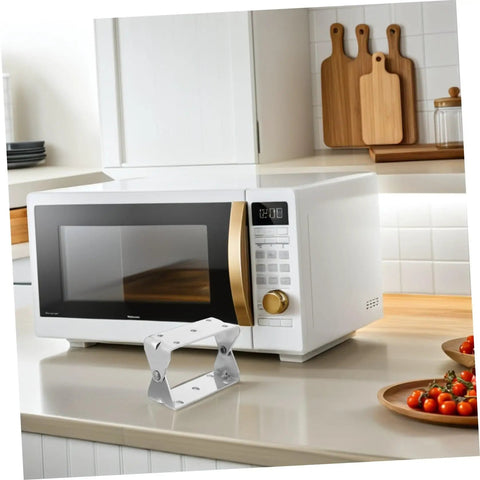 Ciieeo Heavy Duty Stainless Steel U Shaped Oven Door Hinge Industrial Replacement For Baking Equipment Kitchen Appliance Hardware Pivot Joints Durable And Strong on countertop with microwave.