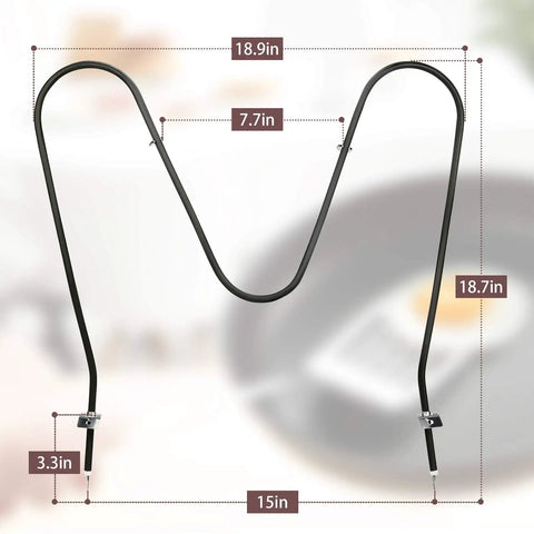 Heavy Duty Oven Bake Heating Element Compatible With Frigidaire Kenmore 790 Series Replaces Multiple Parts 316075100