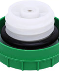 Green fuel cap for Ford Chevy Toyota Dodge Jeep GMC models, direct-fit 10830D 10830 10591D 10591 durable gas cap easy install