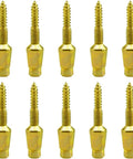 10 Pieces Door Hinge Security Pins and Safety Screws Kit for Stronger Doors, 1.7 Inch Galvanized Steel Cross Head Fasteners