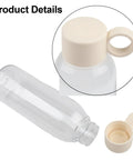 Leakproof Sports Water Bottle With Handle For On The Go Hydration, BPA Free 650ml clear plastic bottle with removable cap detail