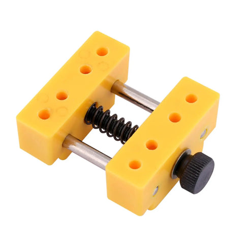 Mini Bench Vise Portable Adjustable Jaw Clamp Tool For Jewelry Making Woodworking Crafting Alloy Plastic 50x55x25mm