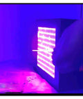 Kick Butt Heavy Duty 5000W LED UV Curing Lamp With Zero Heat Hassle And Rock Solid Performance For Resin Projects 3D Printing Screen Ink And Gel Polish At 365Nm shining on working surface with application tool.
