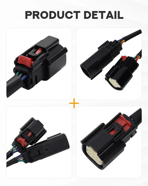 Tour Luggage Pack Quick Disconnect Wiring Harnesses For Harley Touring Rigs Plug And Play Power Tap Harnesses Fit Road Glide Road King Street Glide Electra Glide Standard And CVO Models 2014 To 2024
