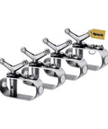 Hand Operated Mini Winch For Outdoor Use Built Tough With Rust Proof Aluminum Delivers Smooth Tension For Tent Ropes Clotheslines And Pool Covers Compact Yet Durable Easy To Tighten And Maintain In Any Weather, 4-pack