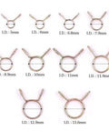 Heavy Duty Fuel Line Hose Clamp Kit 250 Pieces With 10 Sizes From 5mm To 14mm Iron Zinc Plated Clips arranged by size