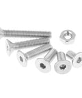 Assorted M4 stainless steel socket screws with flat head nuts from the 180Pcs M4 Socket Screws Set With 304 Stainless Flat Head Nuts Assortment Kit