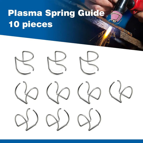 Ten Piece Spacer Guide Set For CUT50 CUT50D CUT50DP And CUT60 Plasma Cutters With SG-55 Torch Durable AG-60 Spring Guides