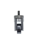 Roller Contact Point For Dial Indicator And Depth Gauge Tool, 10mm Diameter Wheel, M2.5 Threaded Shank With Nut, Interchangeable Precision Tool For Moving Workpieces And Side Sliding Surfaces, front view