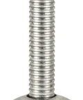 Heavy Duty All Steel Ford Spec Rivet Kit For Auto Body Shops Built Rugged Panel Clips showing a single steel rivet with threaded shaft.