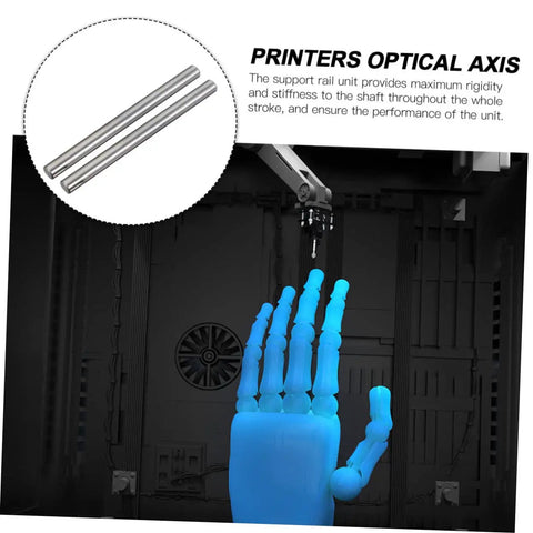 Two Piece Linear Rail Guide Kit For CNC Machines And 3D Printers Pro Grade High Precision Aluminum Rails For Automated Equipment Smooth Linear Motion Accessories For Precise Milling Routing And Printing Projects, twin steel rods