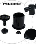 ABS Wind Anemometer Shell Accurate Wind Direction Indicator For Outdoor Weather Stations with black durable components