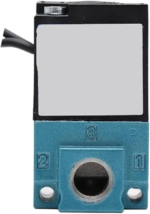 Direct Acting Solenoid Valve 35A ACA DAAA 1BA AC 110V For Pneumatic Circuits, black and blue body with wired coil