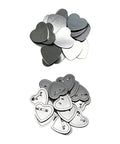 Heavy Duty Button Press Machine With Sturdy Slide Rails Make Custom Heart Badges And Name Labels For School Art Classes Community Events And Parties This Versatile Crafting Tool Is Perfect For Making Unique Accessories Clothes Bags Weddings And - Assorted heart badge backs with pins for crafting.