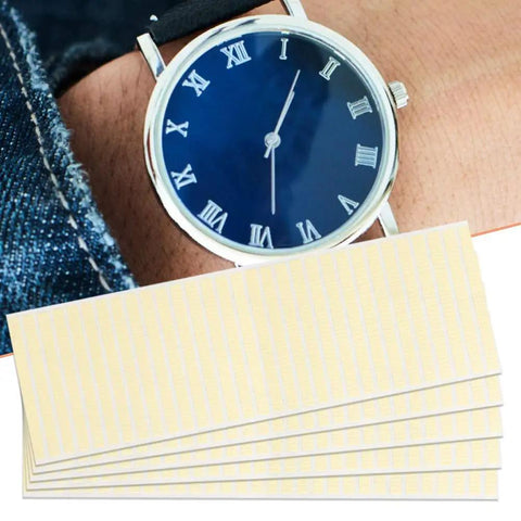 Pro Grade Movement Adhesive For Watches 5 Pack Dial Sticking Pads Waterproof Ultra Durable Double Sided 2x5mm Adhesive Pads