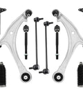 10 Piece Beefed Up Front Suspension Kit For Honda Odyssey 2011 2017 Includes Front Lower Control Arms With Ball Joints On Driver And Passenger Sides Sway Bar Link Ends And Outer Tie Rod Ends Replacement Parts.