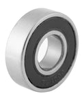 Premium 10 Pack Heavy Duty Rubber Sealed Ball Bearings 60012RS For Industrial Machines And Automotive Use With Smooth Operation Minimal Noise Super Durable 12X28X8mm Size close-up view of rubber sealed ball bearing.