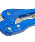 Go To Wire Duct Cutter For Plastic Raceway And PVC Conduit Cutting Tool with blue ergonomic metal shears shown