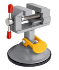 Mini Bench Vise With 360 Degree Swivel Suction Base Small Table Clamp Workbench Vise Pro Grade DIY Wood Craft Carving Tool